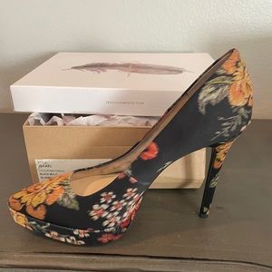 Jessica Simpson “Lael” Blurred Floral Heel